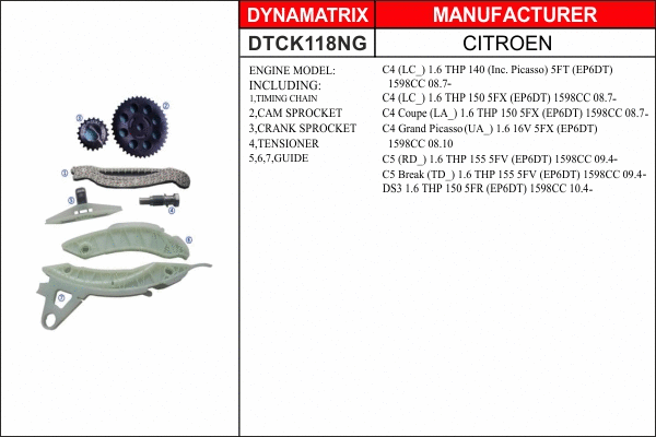 Timing Chain Kit (DTCK118NG)
