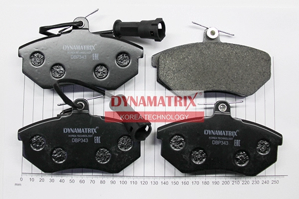 Brake Pad Set, disc brake (DBP343)