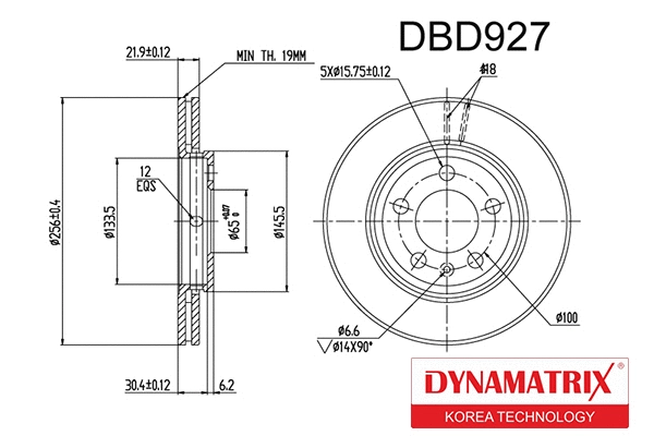 Brake Disc (DBD927)