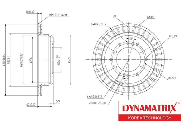 Brake Disc (DBD1743)