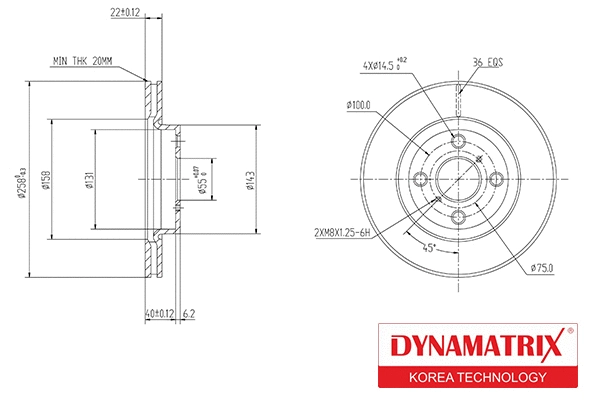 Brake Disc (DBD1587)