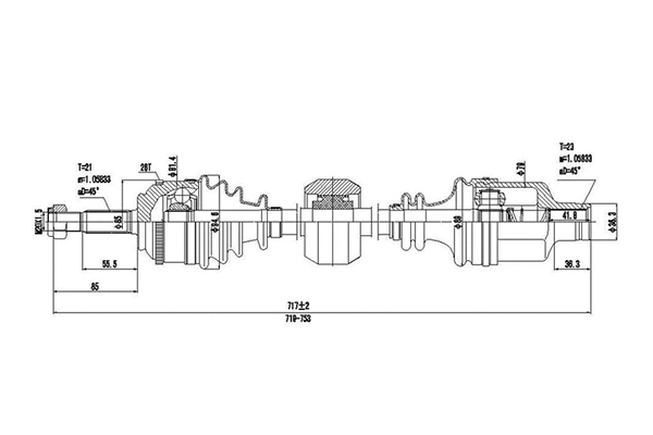 Drive Shaft (DDS250357)