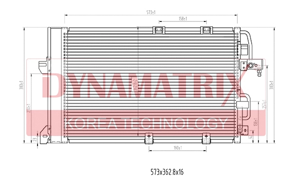 Condenser, air conditioning (DR94650)