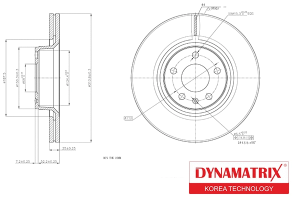 Brake Disc (DBD1291)