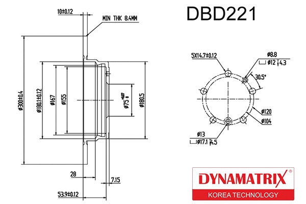 Brake Disc (DBD221)