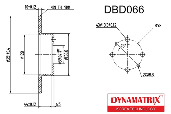 Brake Disc (DBD066)