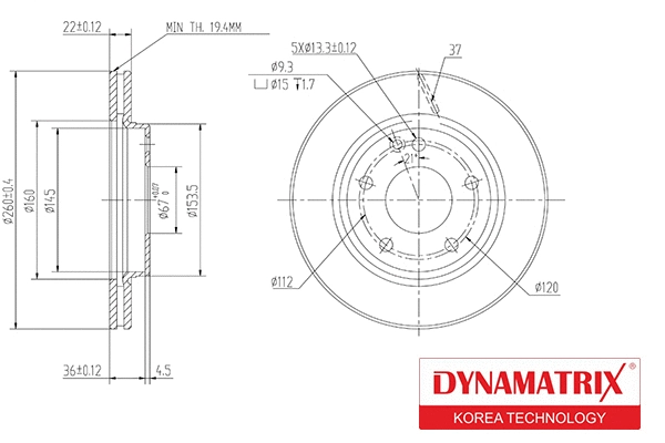 Brake Disc (DBD1035)