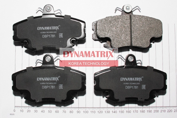 Brake Pad Set, disc brake (DBP1781)