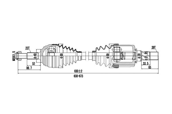 Drive Shaft (DDS250441)
