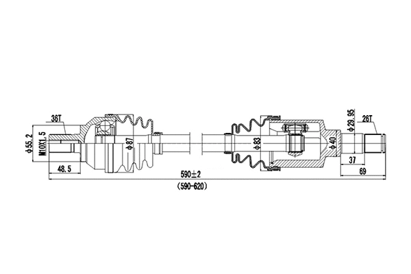 Drive Shaft (DDS218327)