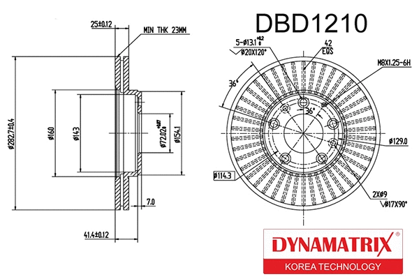 Brake Disc (DBD1210)