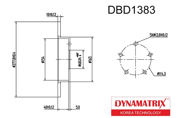 Brake Disc (DBD1383)