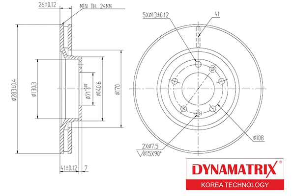 Brake Disc (DBD264)
