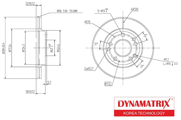 Brake Disc (DBD181)