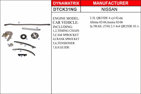 Timing Chain Kit (DTCK31NG)