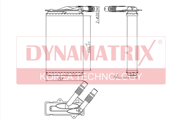 Heat Exchanger, interior heating (DR72985)