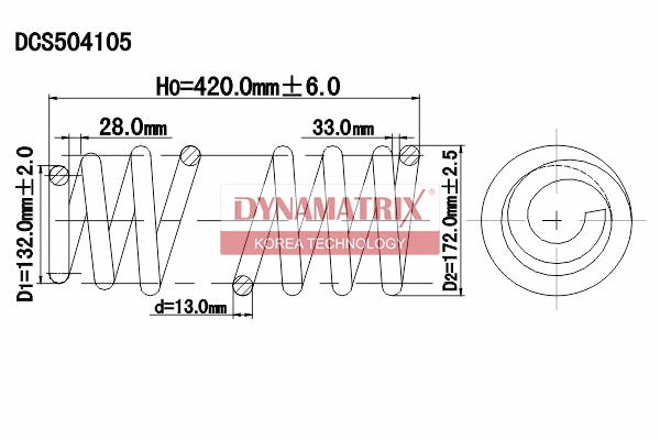 Suspension Spring (DCS504105)