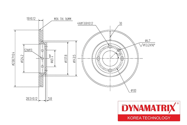 Brake Disc (DBD812)