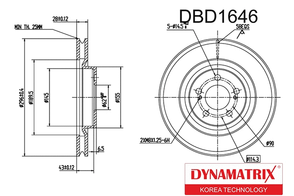 Brake Disc (DBD1646)