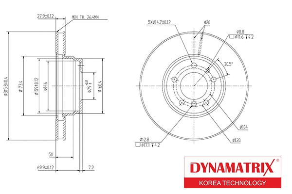 Brake Disc (DBD624)