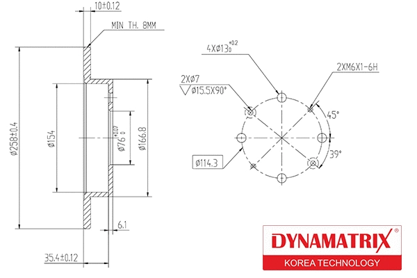 Brake Disc (DBD1541)