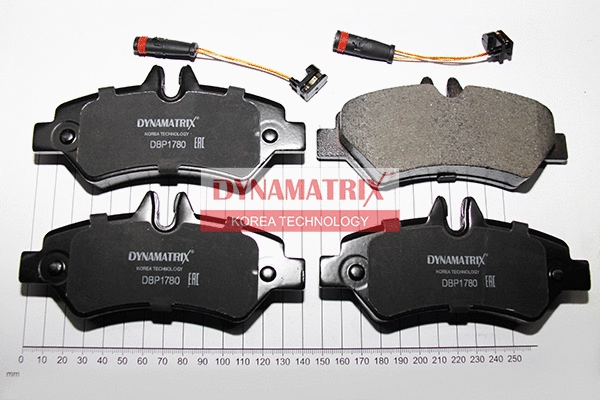 Brake Pad Set, disc brake (DBP1780)