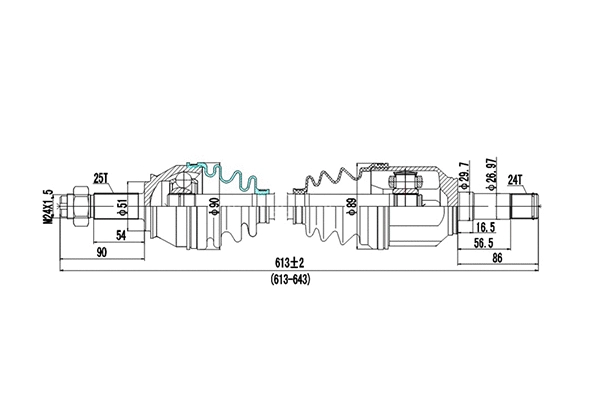 Drive Shaft (DDS217017)