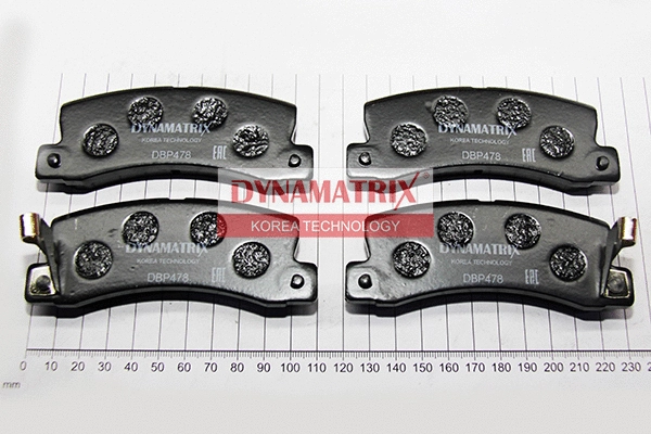 Brake Pad Set, disc brake (DBP478)