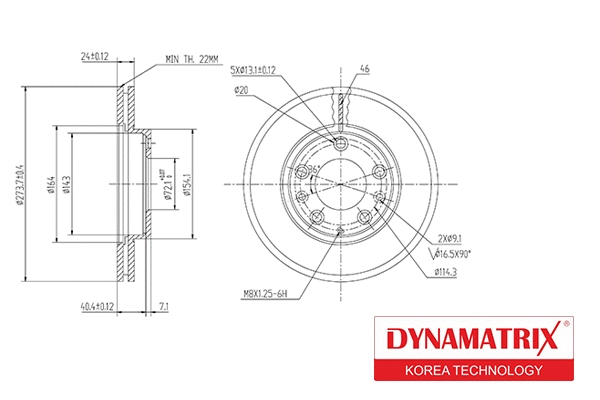 Brake Disc (DBD1278)