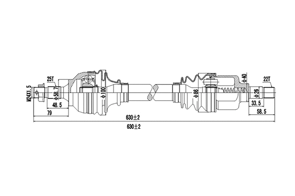 Drive Shaft (DDS245119)