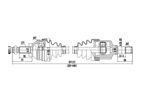 Drive Shaft (DDS218002)
