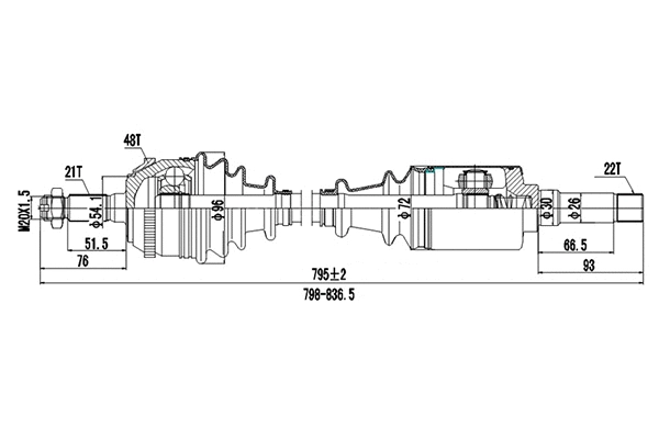 Drive Shaft (DDS210042)