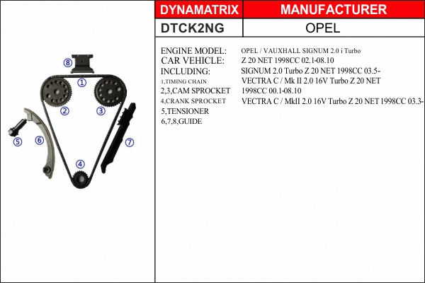 Timing Chain Kit (DTCK2NG)