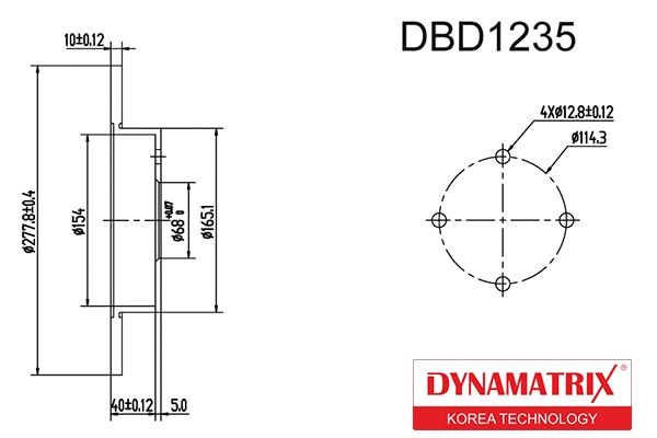 Brake Disc (DBD1235)