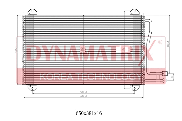 Condenser, air conditioning (DR94225)