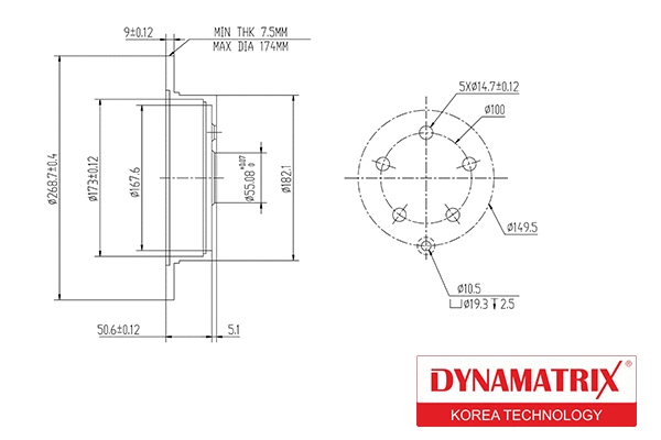 Brake Disc (DBD1485)