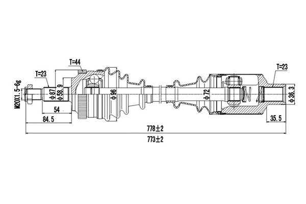 Drive Shaft (DDS250389)