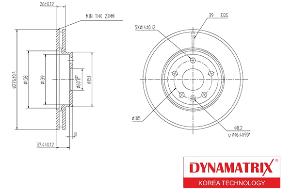 Brake Disc (DBD1869)