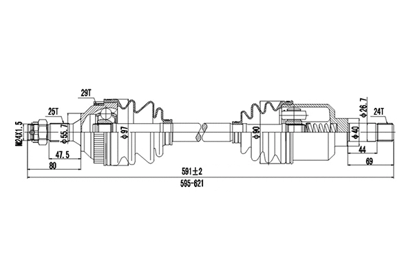Drive Shaft (DDS210128)