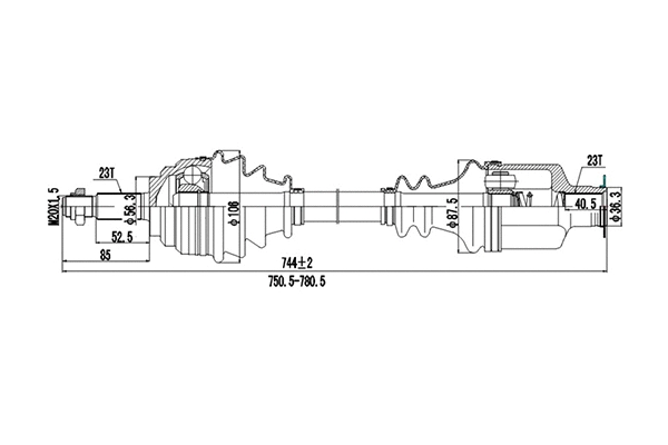 Drive Shaft (DDS250043)