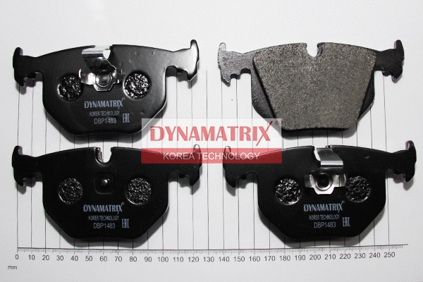 Brake Pad Set, disc brake (DBP1483)