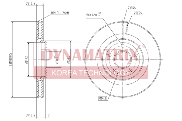Brake Disc (DBD1724)