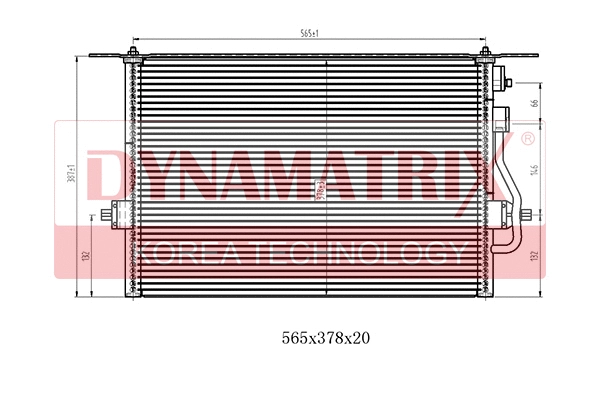 Condenser, air conditioning (DR94308)
