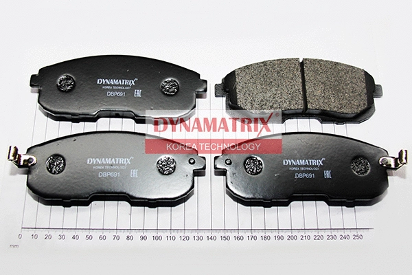 Brake Pad Set, disc brake (DBP691)