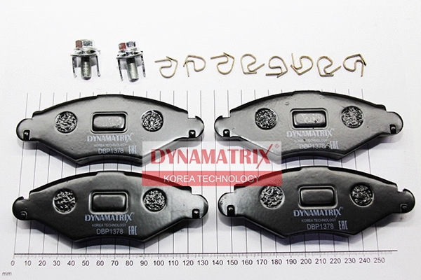 Brake Pad Set, disc brake (DBP1378)