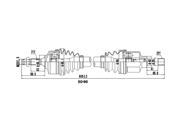 Drive Shaft (DDS210043)