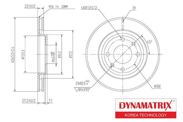 Brake Disc (DBD1140)