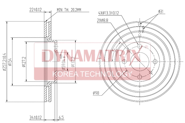 Brake Disc (DBD762)