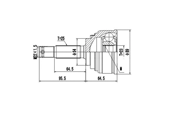 Joint Kit, drive shaft (DCV839036)