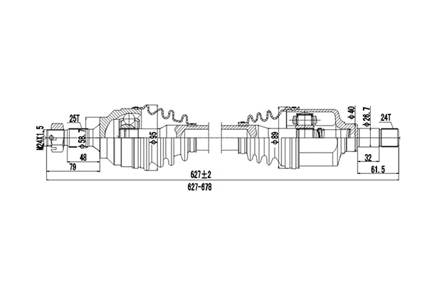 Drive Shaft (DDS245105)